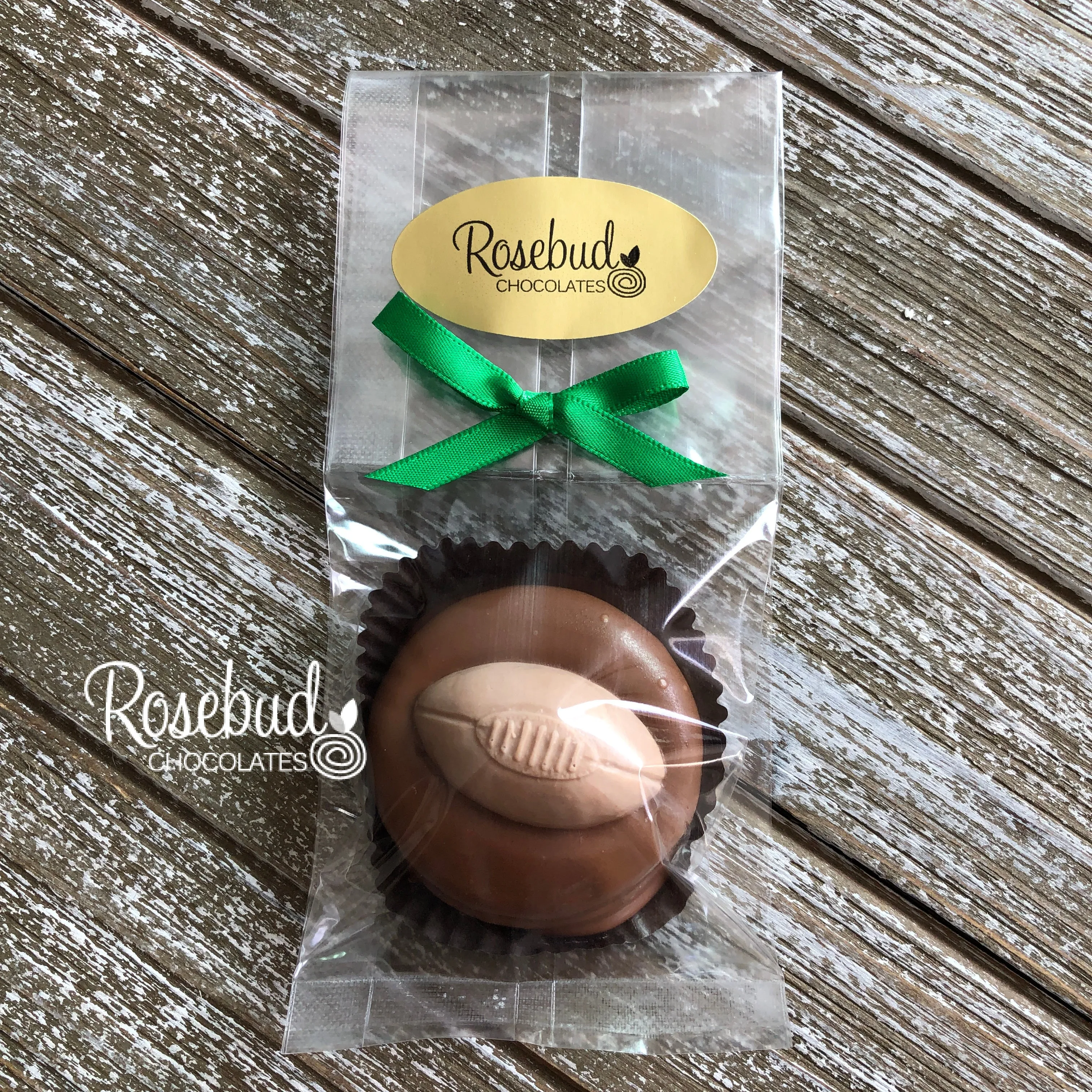 12 FOOTBALL Chocolate Covered Oreo Cookie Candy Birthday Sports Party Favors