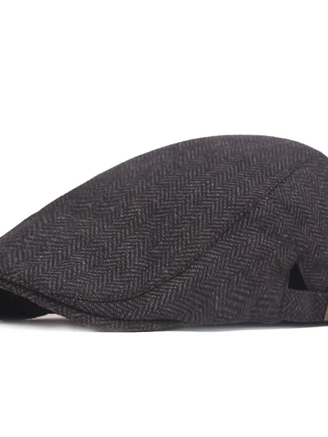 1920s Inspired Men's Black Coffee Cotton Baseball Cap with Graphic Prints for Streetwear Enthusiasts