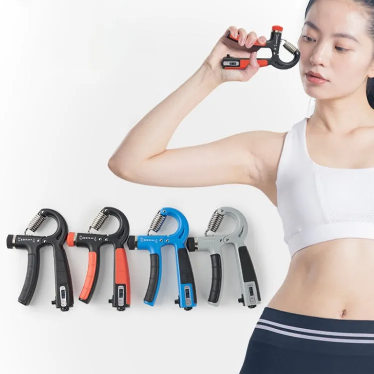 5-60KG Adjustable Grip Strength Wrist Fitness Exerciser Blue Black