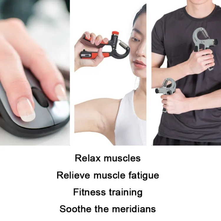 5-60KG Adjustable Grip Strength Wrist Fitness Exerciser Blue Black