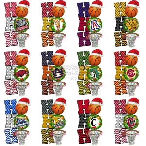 66 NCAA College Basketball Teams Christmas Designs Bundle PNG