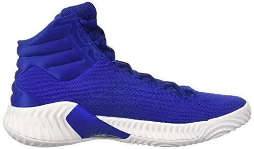 adidas Men's Pro Bounce 2018 Basketball Shoe, White/Collegiate Royal, 9 M US