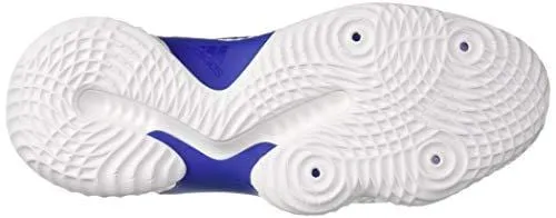 adidas Men's Pro Bounce 2018 Basketball Shoe, White/Collegiate Royal, 9 M US