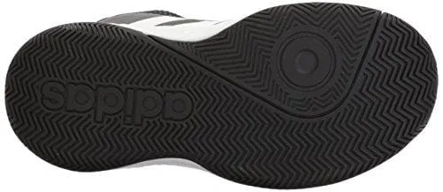 adidas Originals Unisex-Kids Cloudfoam Ilation 2.0 Basketball Shoe, Core Black/White/Grey Five, 3.5 M US Big Kid