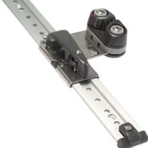 Allen Sliding Fairlead Alloy Cleat Pair