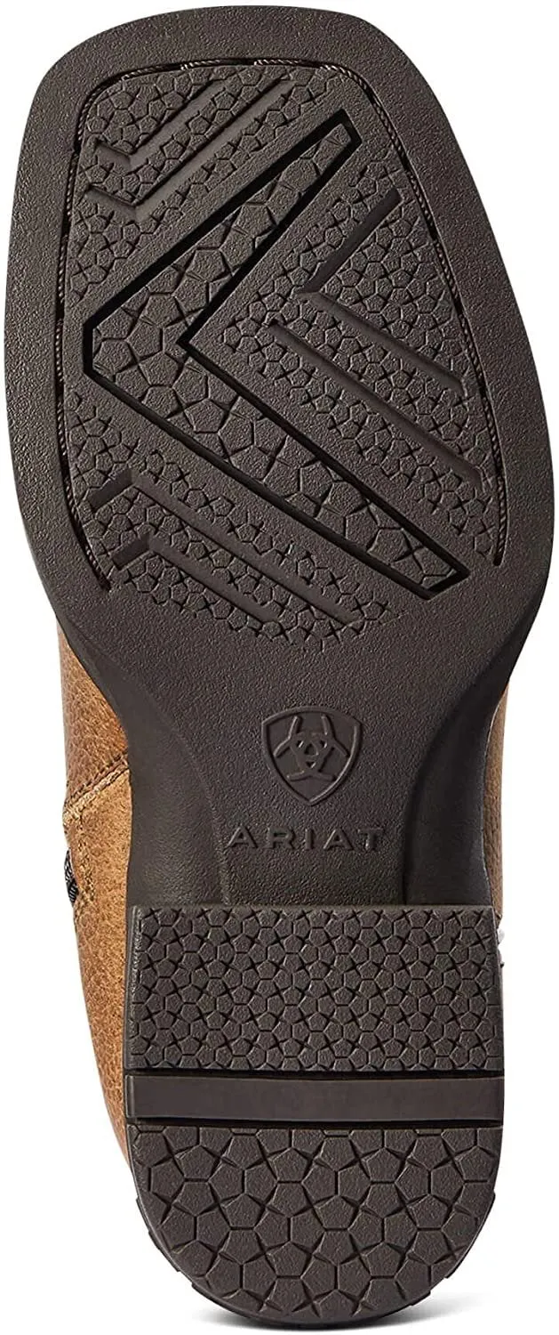 Ariat Unisex-Child Firecatcher Western Boot, Distressed Brown