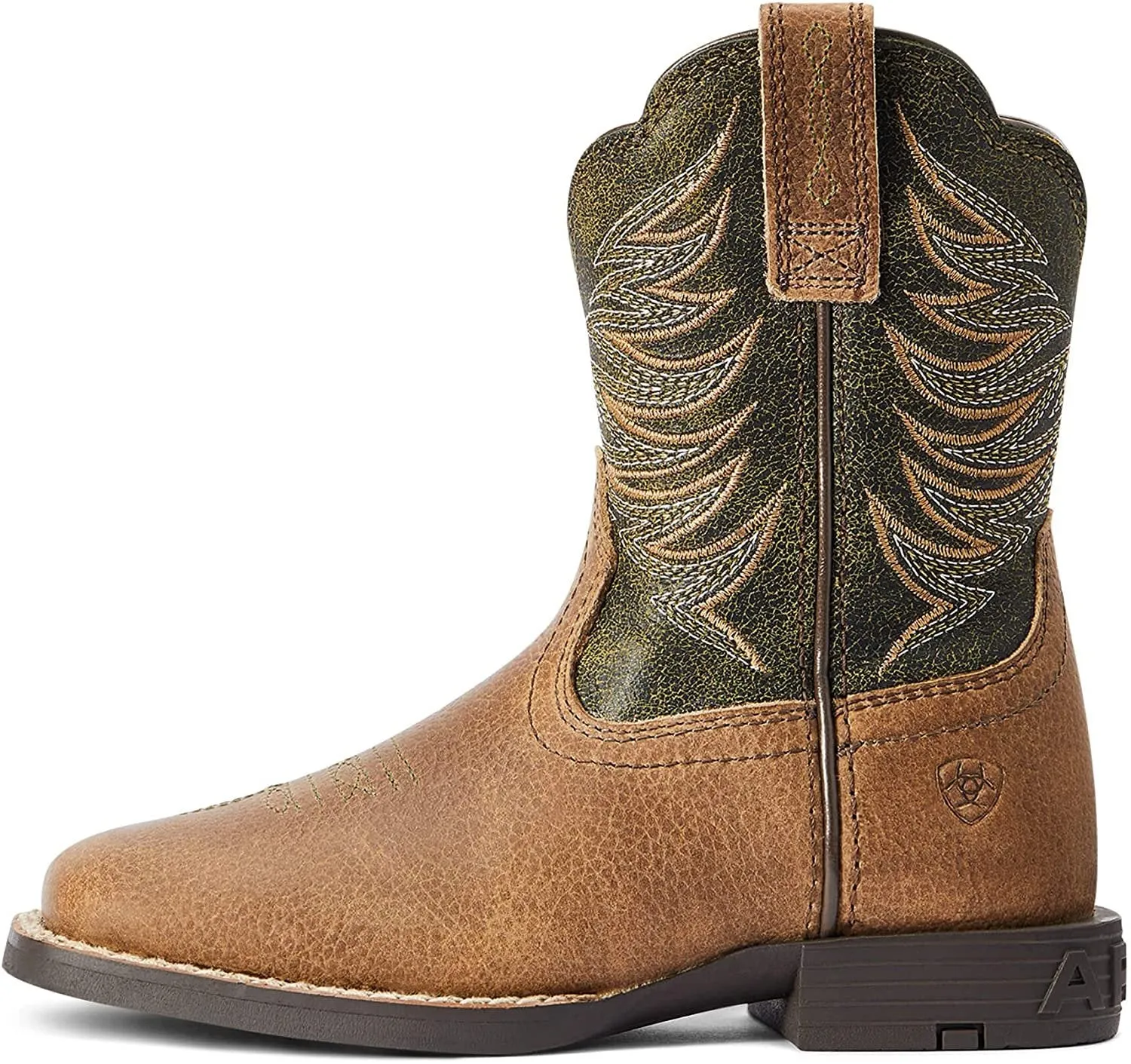 Ariat Unisex-Child Firecatcher Western Boot, Distressed Brown