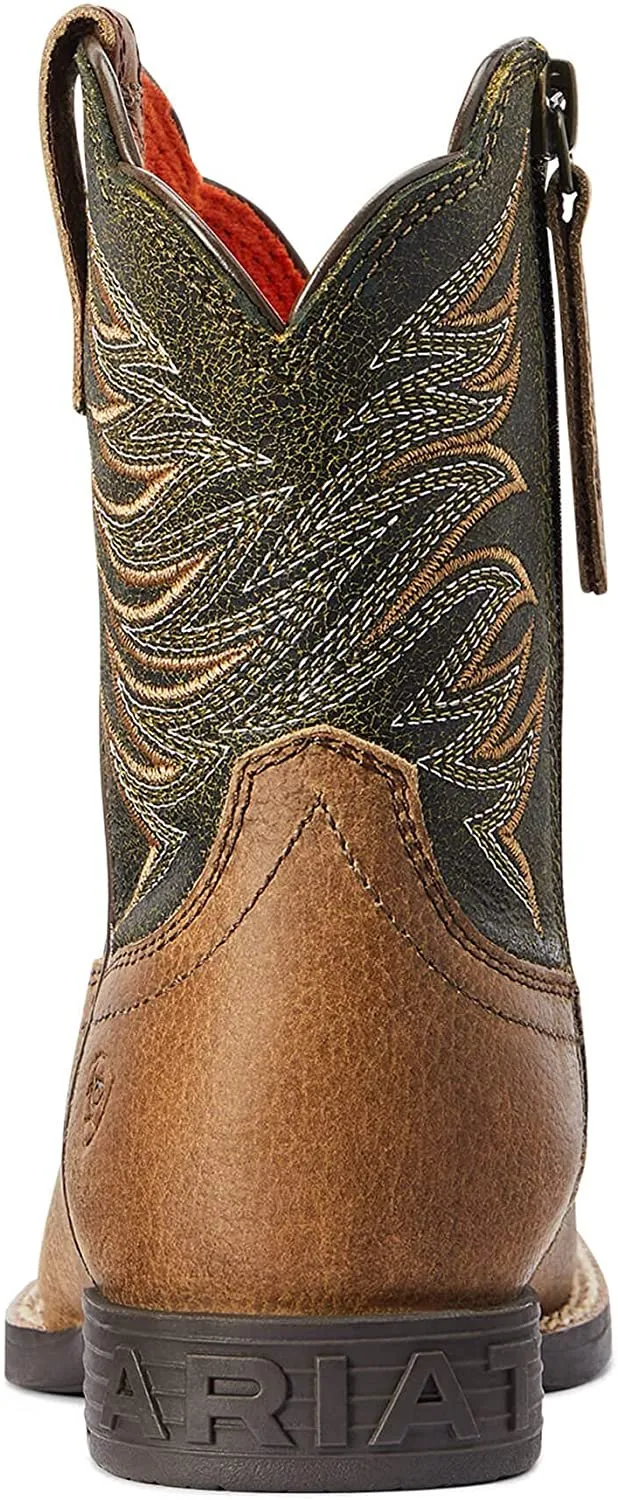 Ariat Unisex-Child Firecatcher Western Boot, Distressed Brown