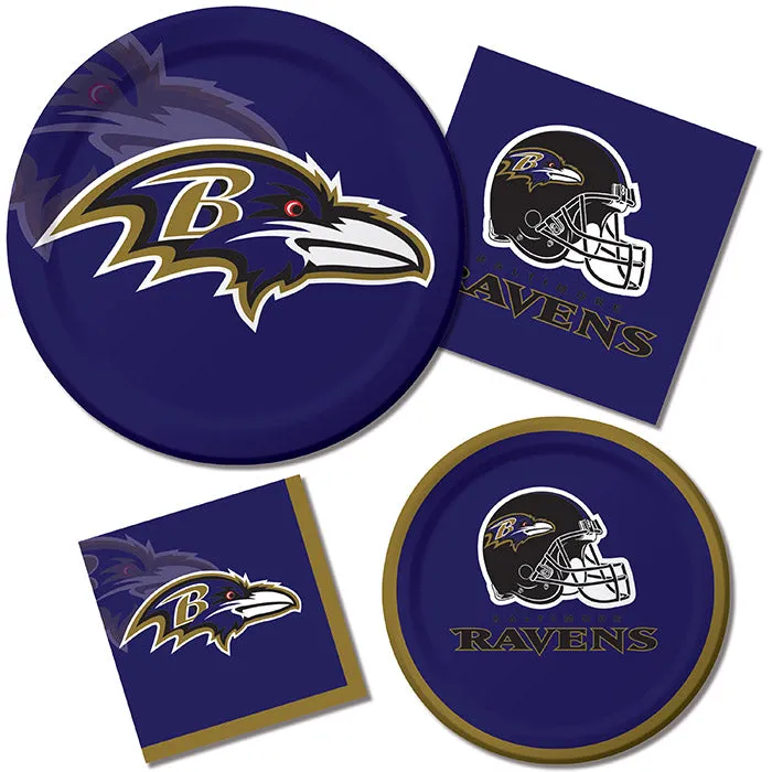 Baltimore Ravens Paper Plates (8/Pkg)