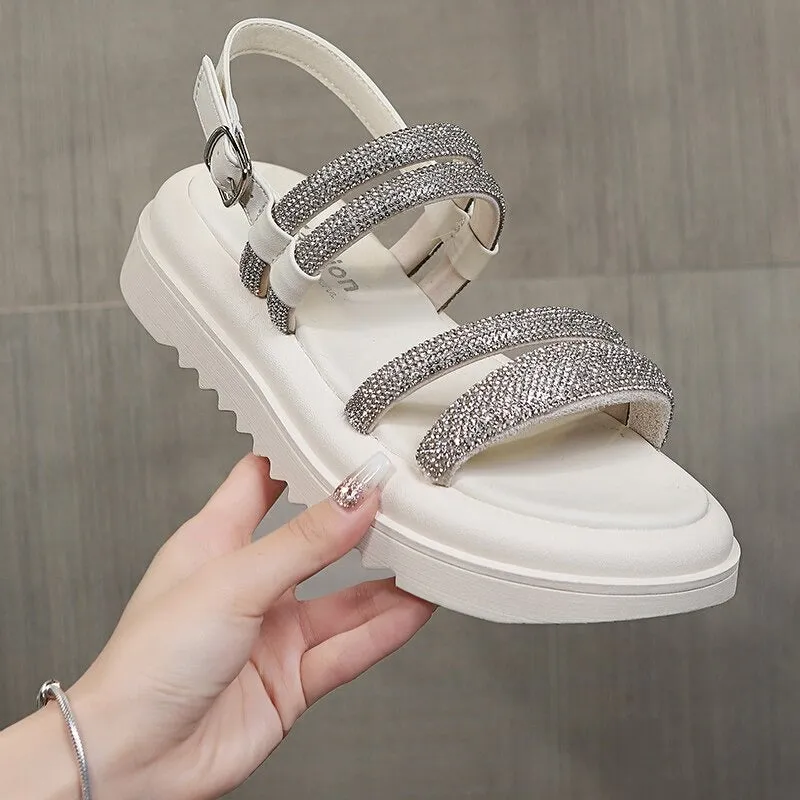 Band Glitter Chic Sliders