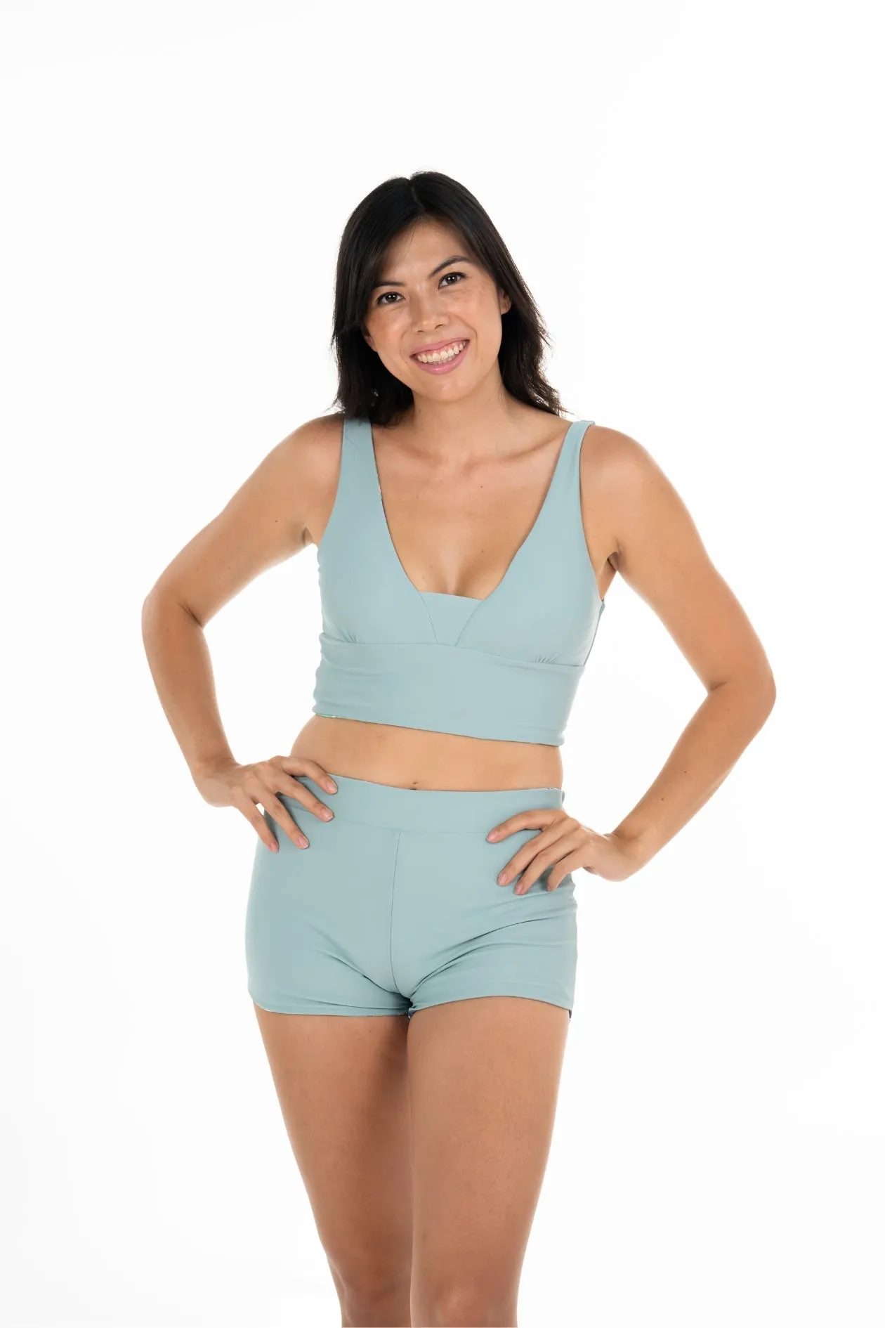 BC High Waist Swim and Sports Shorts - Reversible (Sale)