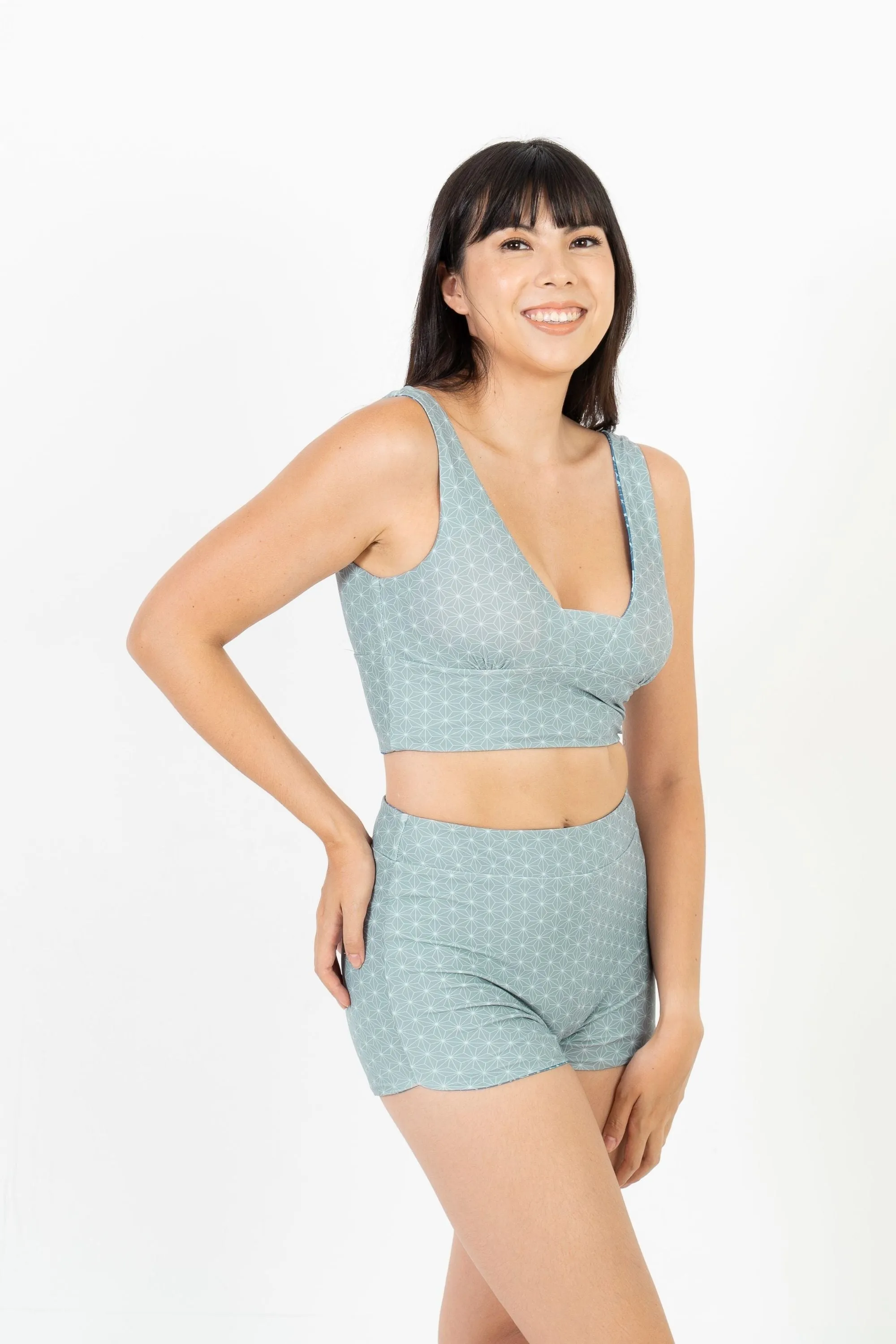 BC High Waist Swim and Sports Shorts - Reversible (Sale)