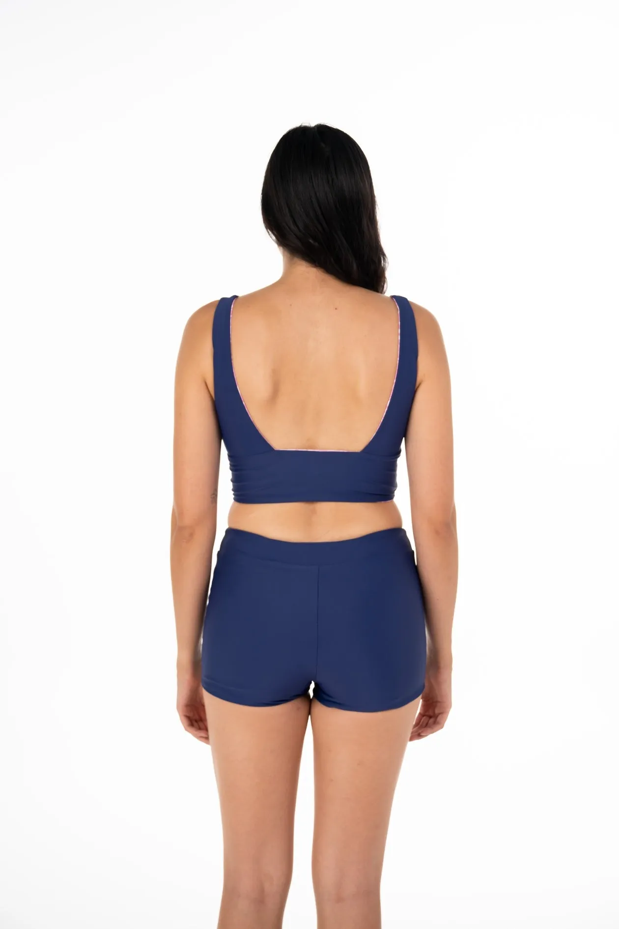 BC High Waist Swim and Sports Shorts - Reversible