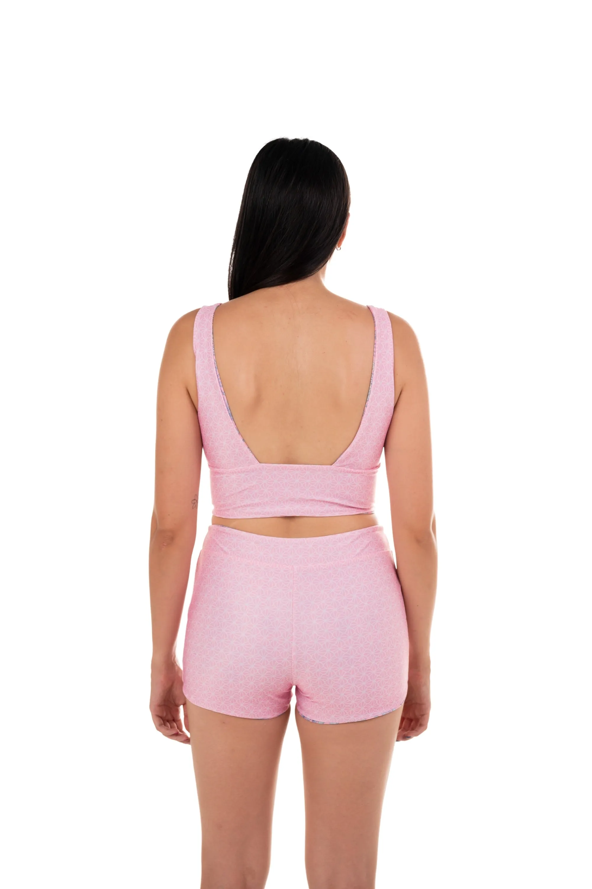 BC High Waist Swim and Sports Shorts - Reversible