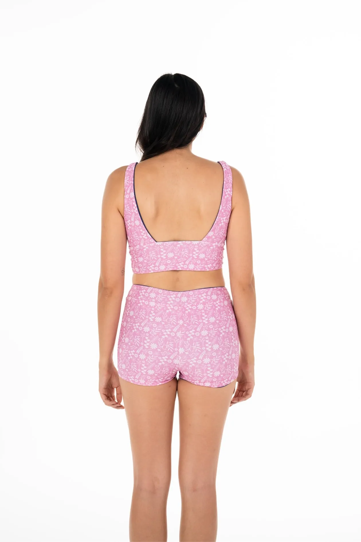 BC High Waist Swim and Sports Shorts - Reversible