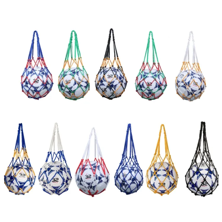 Bold Solid Mesh Ball Storage Bag(Red Blue)