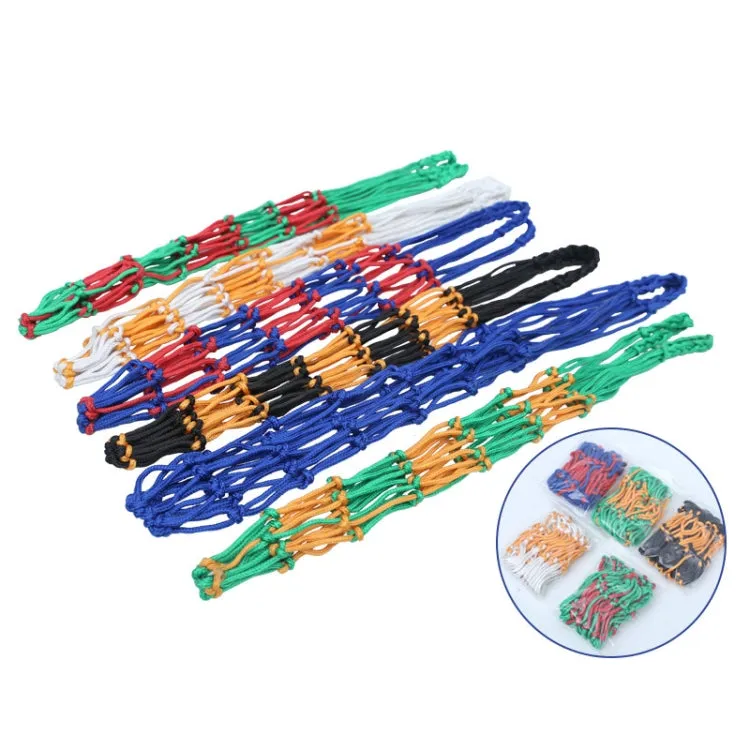 Bold Solid Mesh Ball Storage Bag(Red Blue)