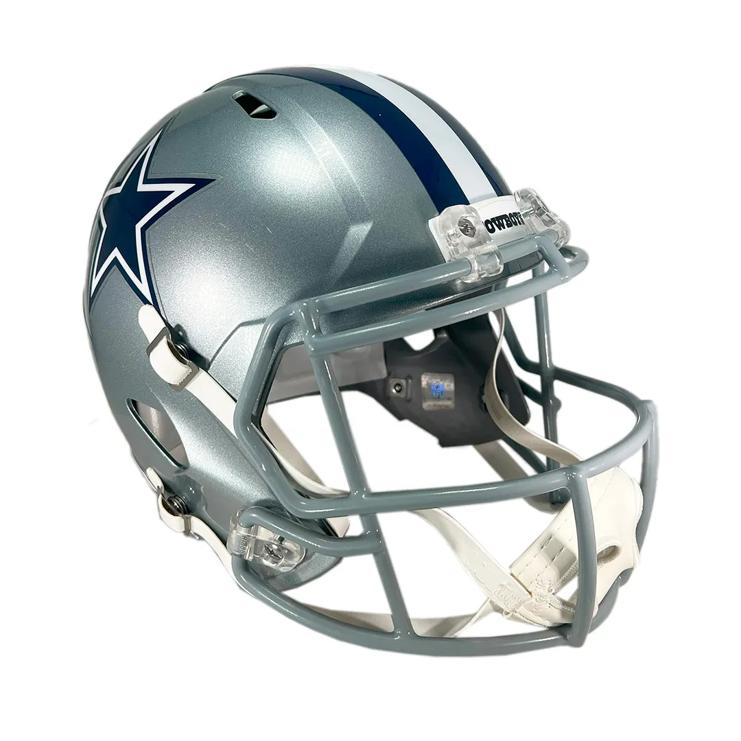 Brandon Aubrey Signed Dallas Cowboys Speed Full-Size Replica Football Helmet (Beckett)