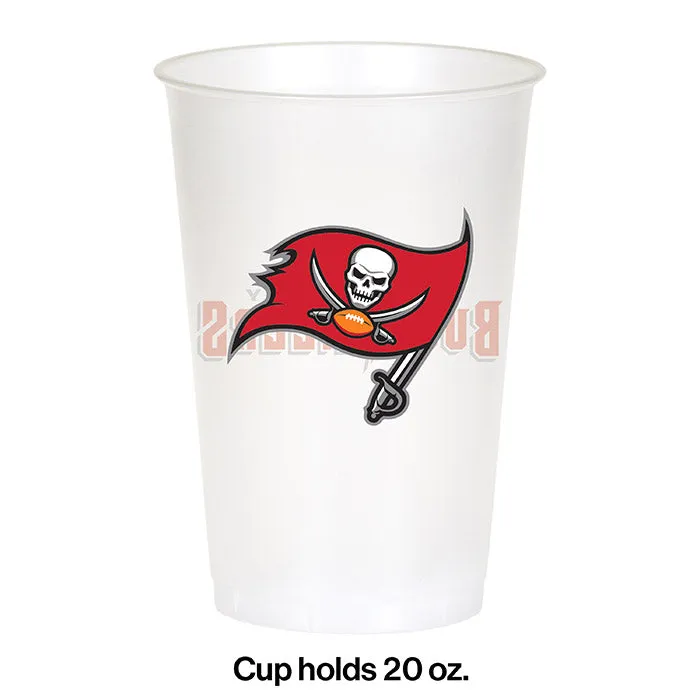 Bulk Tampa Bay Buccaneers 20 oz Plastic Cups (96 per Case)