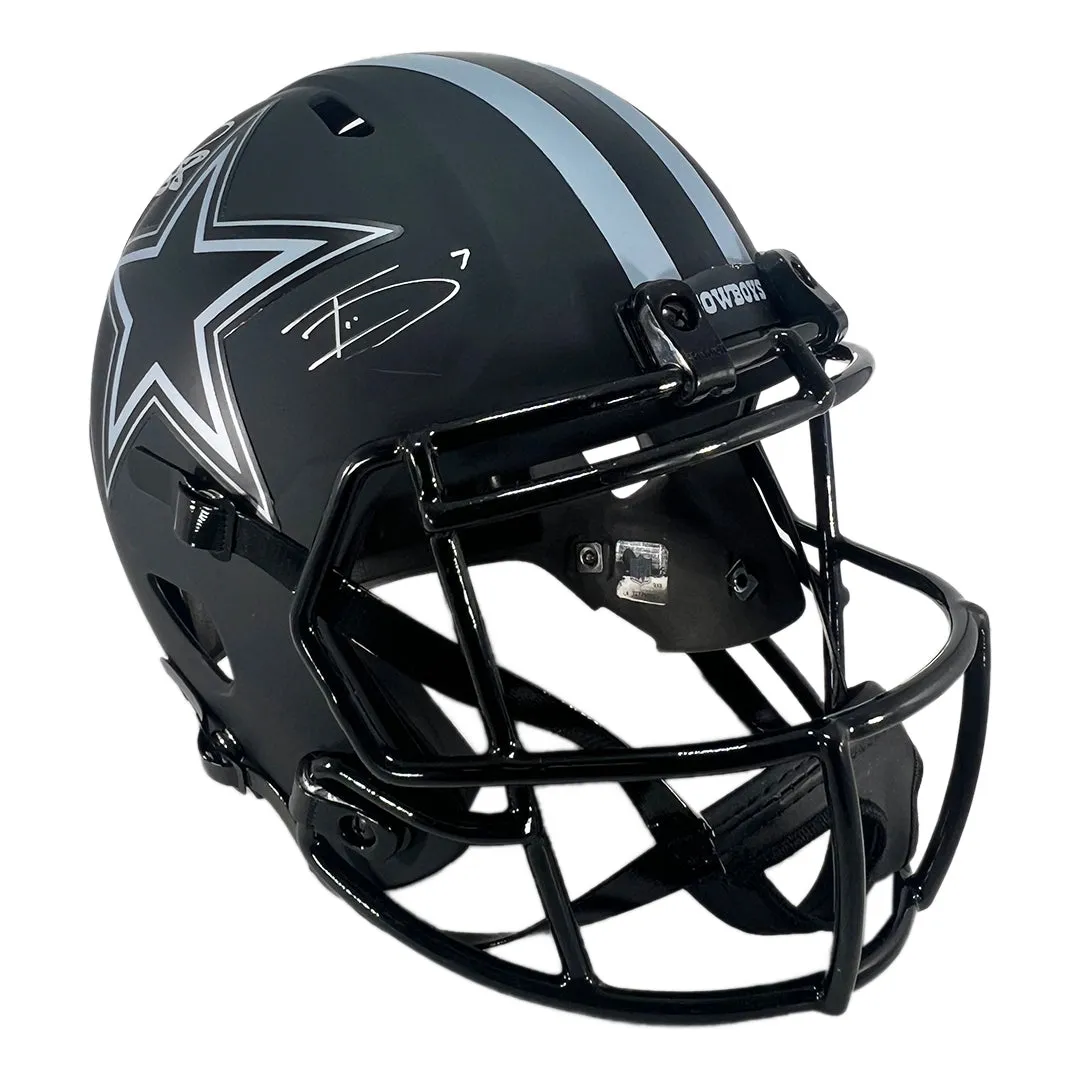 Ceedee Lamb Trevon Diggs Signed Dallas Cowboys Eclipse Speed Full-Size Replica Football Helmet (JSA)