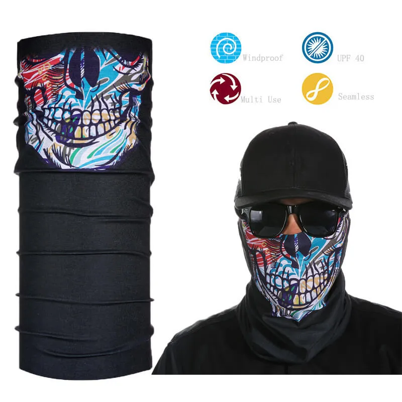 Colored Skull Bandana