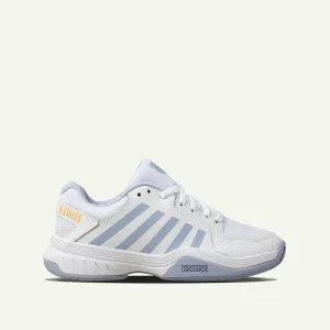 Court Express Pickleball Women's Shoes - White/Heather/Peach Fuzz