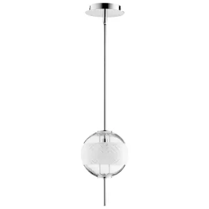 Cyan Design 10048 Peloton Pendant - Polished Nickel - Small
