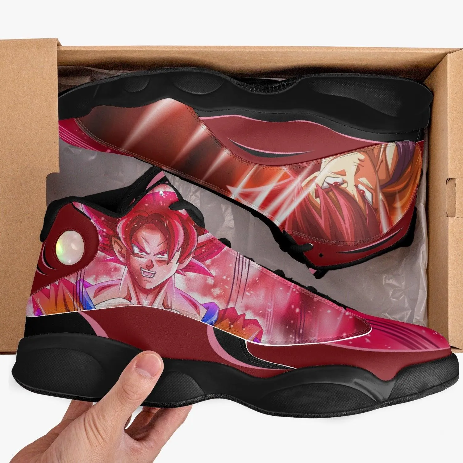 Dragonball Z Goku Super Saiyan God JD13 Anime Shoes