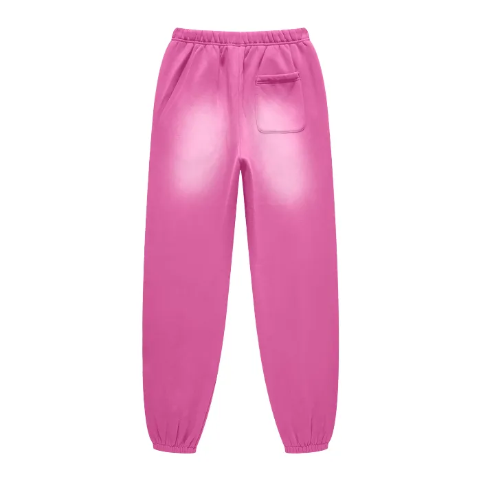 Face It (Rose&Camel)Streetwear Unisex Monkey Washed Dyed Fleece Joggers - 2 colors