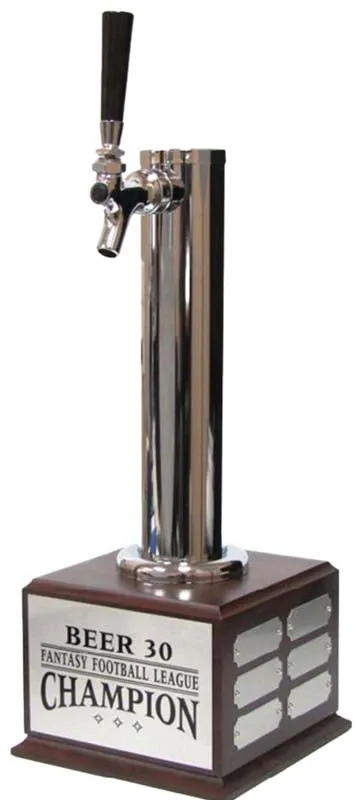 Fantasy Football Beer Tap Perpetual Award