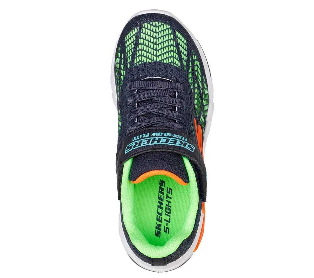 Flex Glow Elite in Navy Multi by Skechers