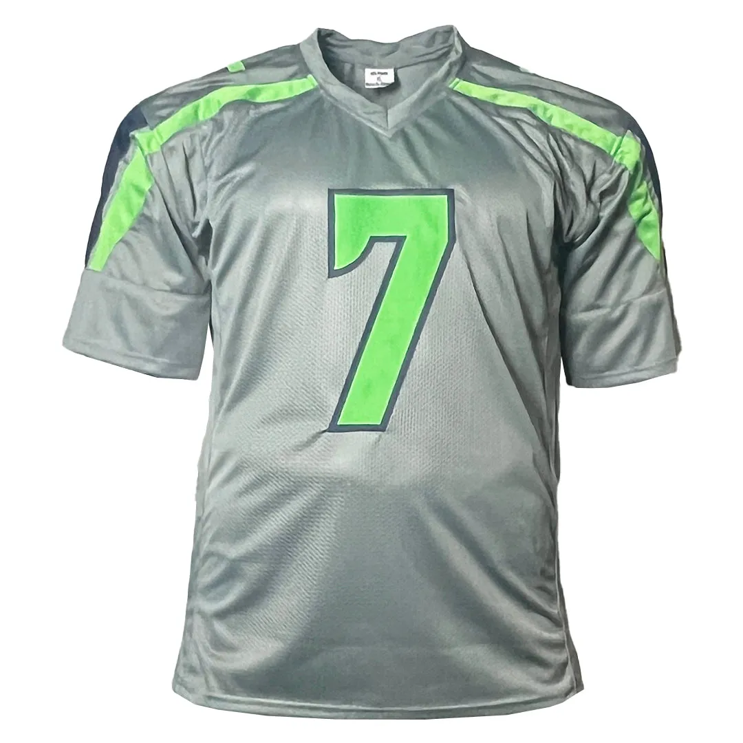 Geno Smith Signed Seattle Grey Football Jersey (JSA)