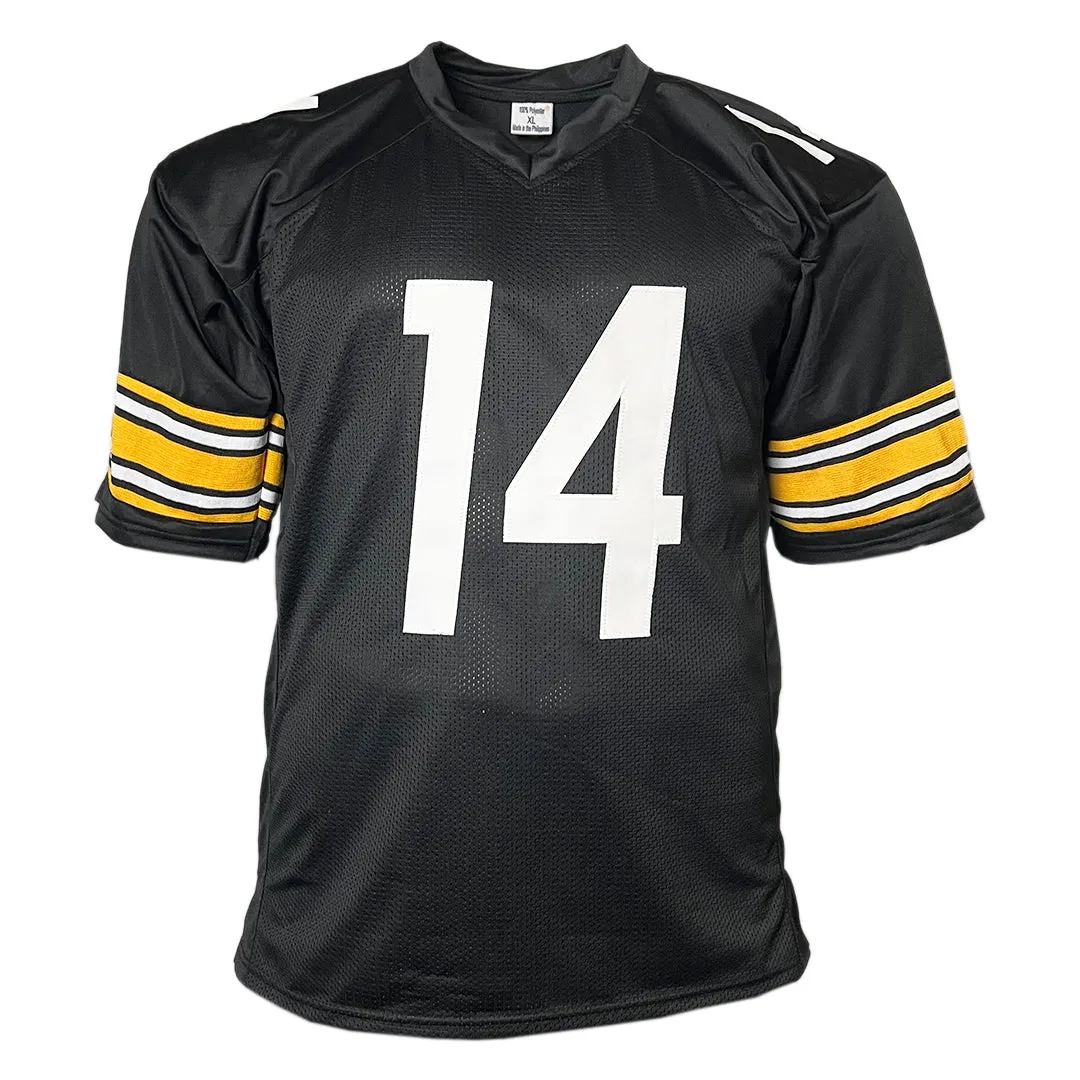 George Pickens Signed Pittsburgh Black Football Jersey (JSA)