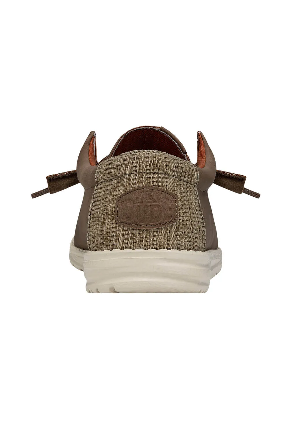 HEYDUDE Men’s Wally Fabricated Leather Shoes in Tan | 40607-265