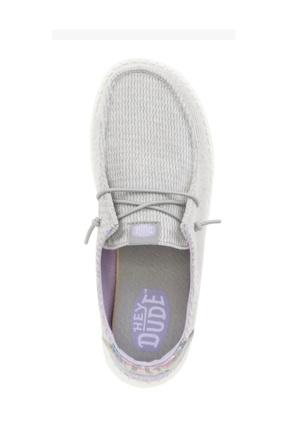 HEYDUDE Women’s Wendy Corduroy Leo Shoes in Grey | 41915-030