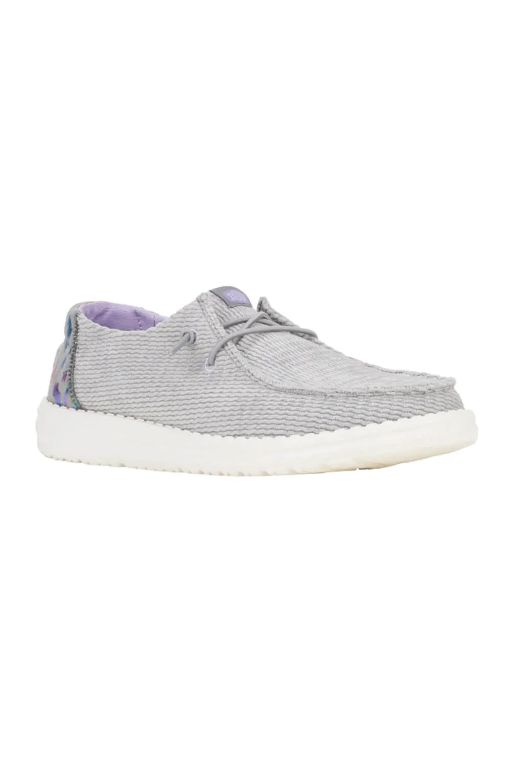 HEYDUDE Women’s Wendy Corduroy Leo Shoes in Grey | 41915-030