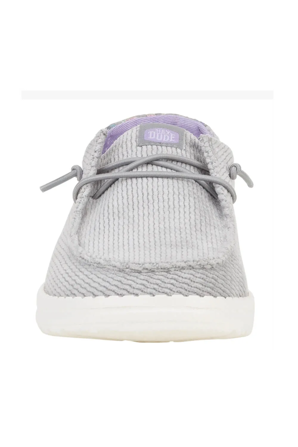HEYDUDE Women’s Wendy Corduroy Leo Shoes in Grey | 41915-030