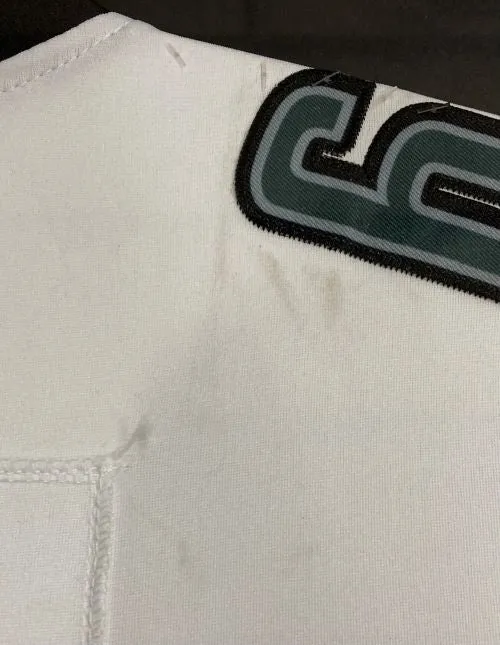 Jason Kelce Signed Framed Philadelphia White Replica Jersey PSA ITP Hologram