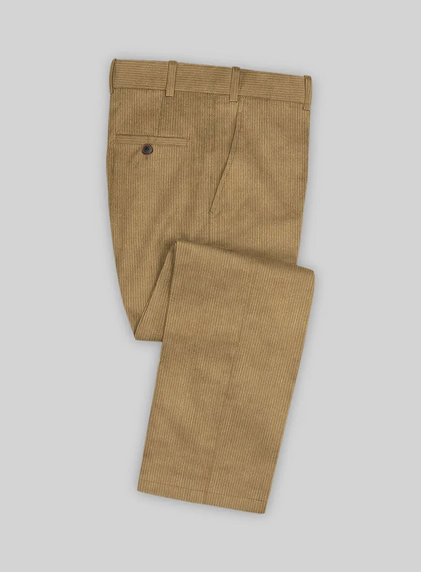 Khaki Corduroy Suit