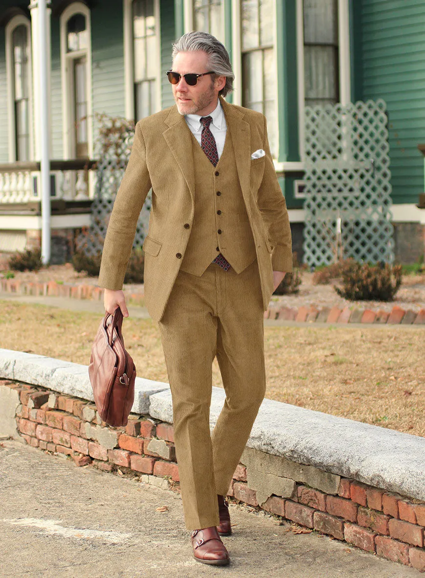 Khaki Corduroy Suit