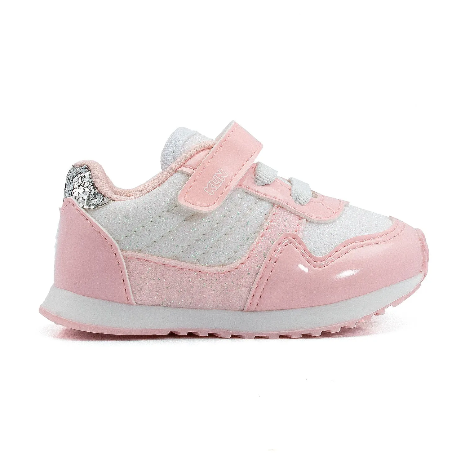KLIN Mini Walk Tennis - White/Light Pink