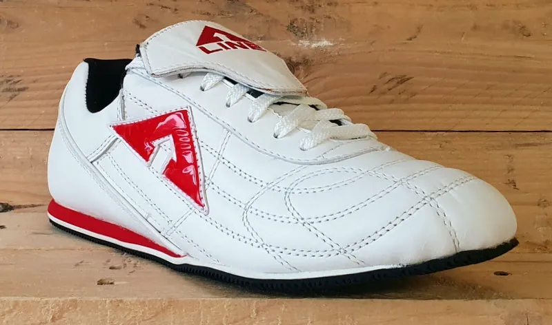 LINE STREEK Low Leather Trainers UK9/US9.5/EU43 STREEK White/Red/Black