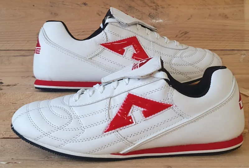 LINE STREEK Low Leather Trainers UK9/US9.5/EU43 STREEK White/Red/Black