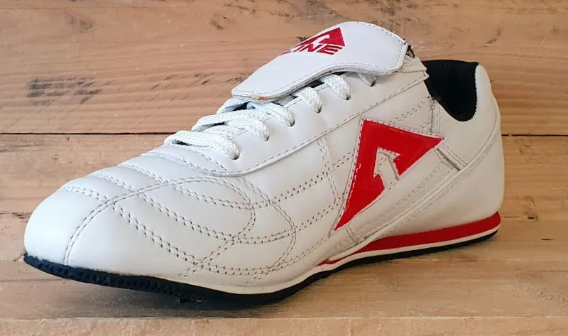 LINE STREEK Low Leather Trainers UK9/US9.5/EU43 STREEK White/Red/Black