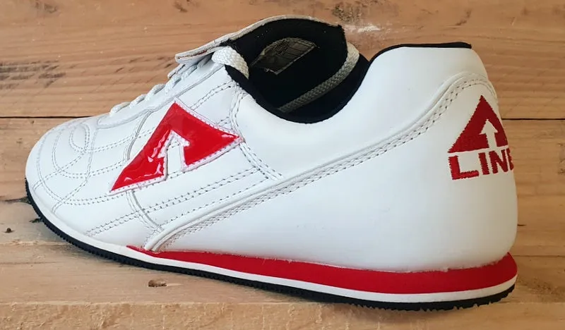 LINE STREEK Low Leather Trainers UK9/US9.5/EU43 STREEK White/Red/Black