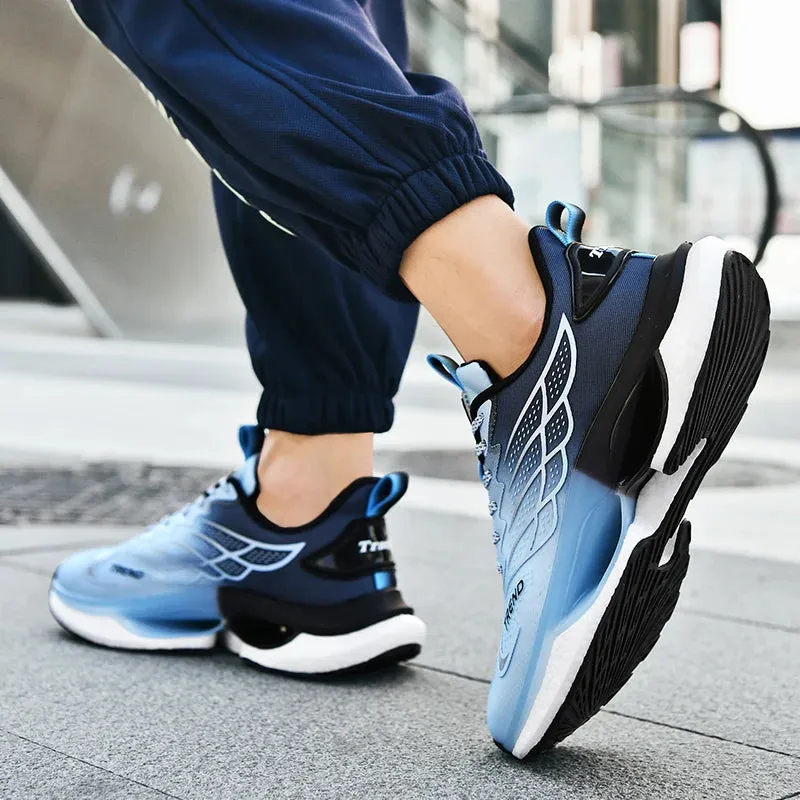 Men Casual Mesh Sneakers 2024 New Autumn Men Fashion Running Shoes Twist Buckle Non-slip Breathable Outdoor Soft Sport Shoes
