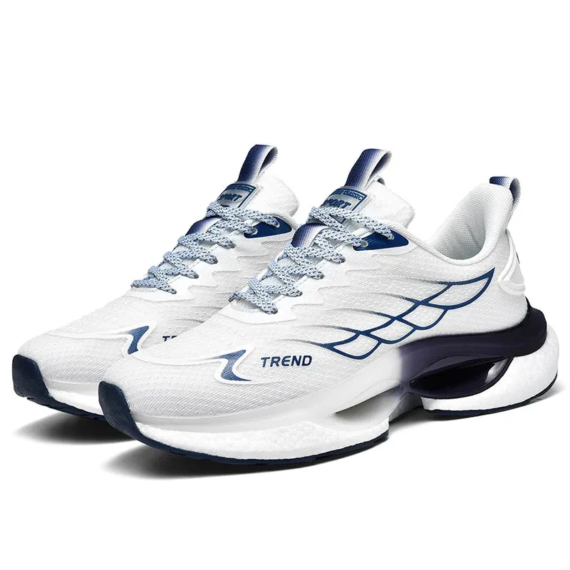 Men Casual Mesh Sneakers 2024 New Autumn Men Fashion Running Shoes Twist Buckle Non-slip Breathable Outdoor Soft Sport Shoes