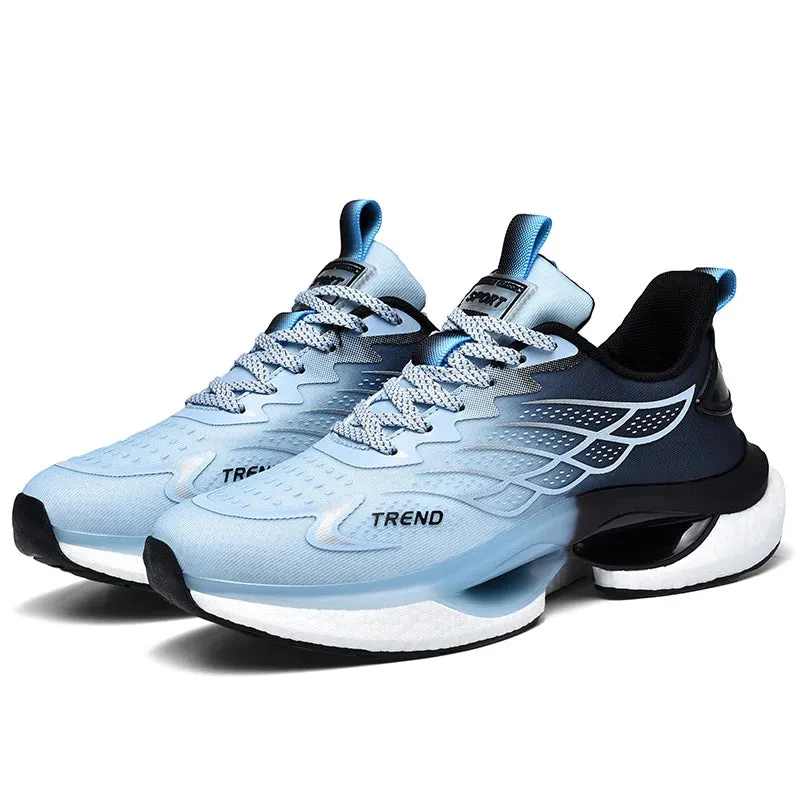 Men Casual Mesh Sneakers 2024 New Autumn Men Fashion Running Shoes Twist Buckle Non-slip Breathable Outdoor Soft Sport Shoes