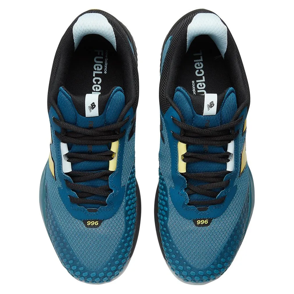Men's FuelCell 996v6 D Width Tennis Shoes Terrarium and Black