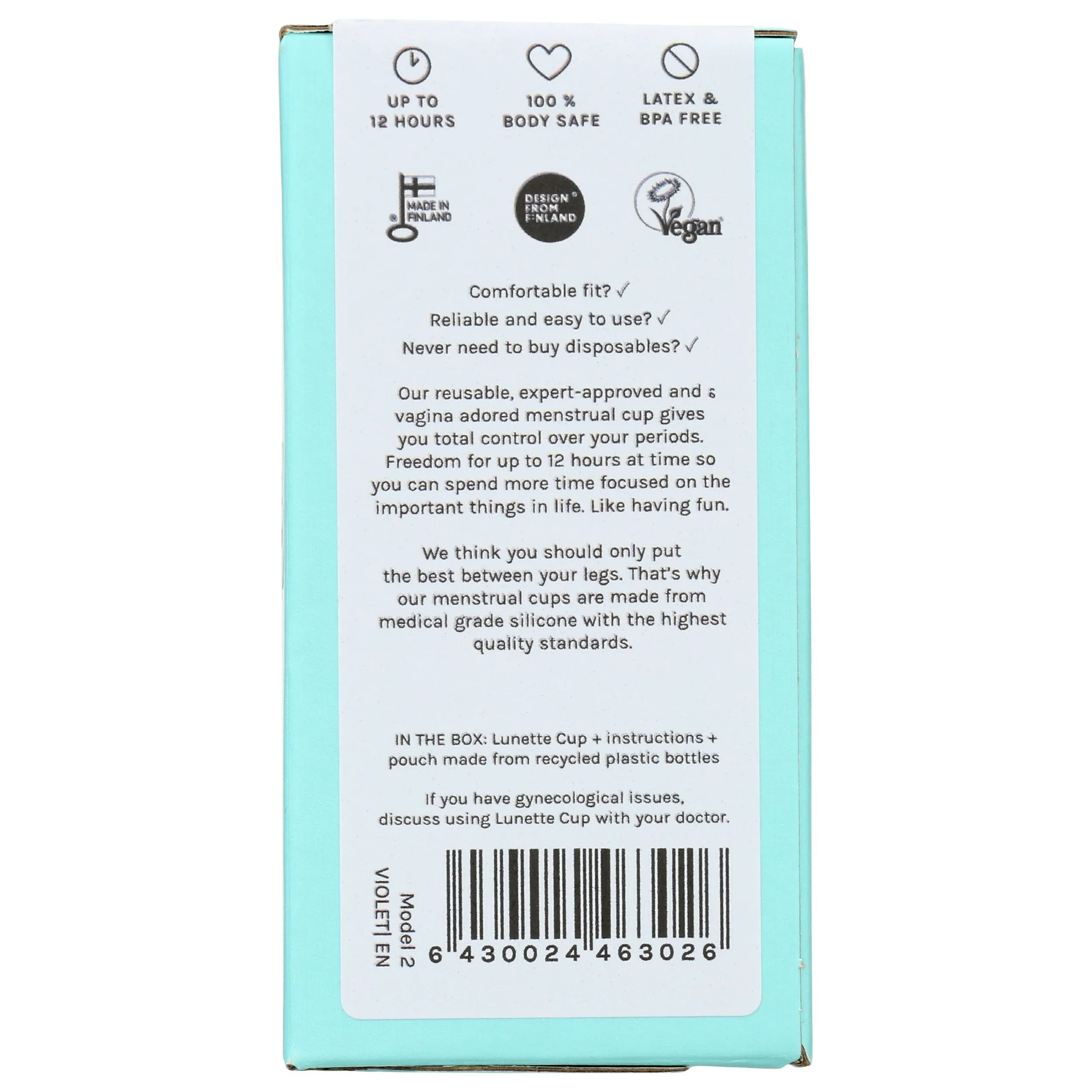 Menstrual Cup - Lunette (Reusable)